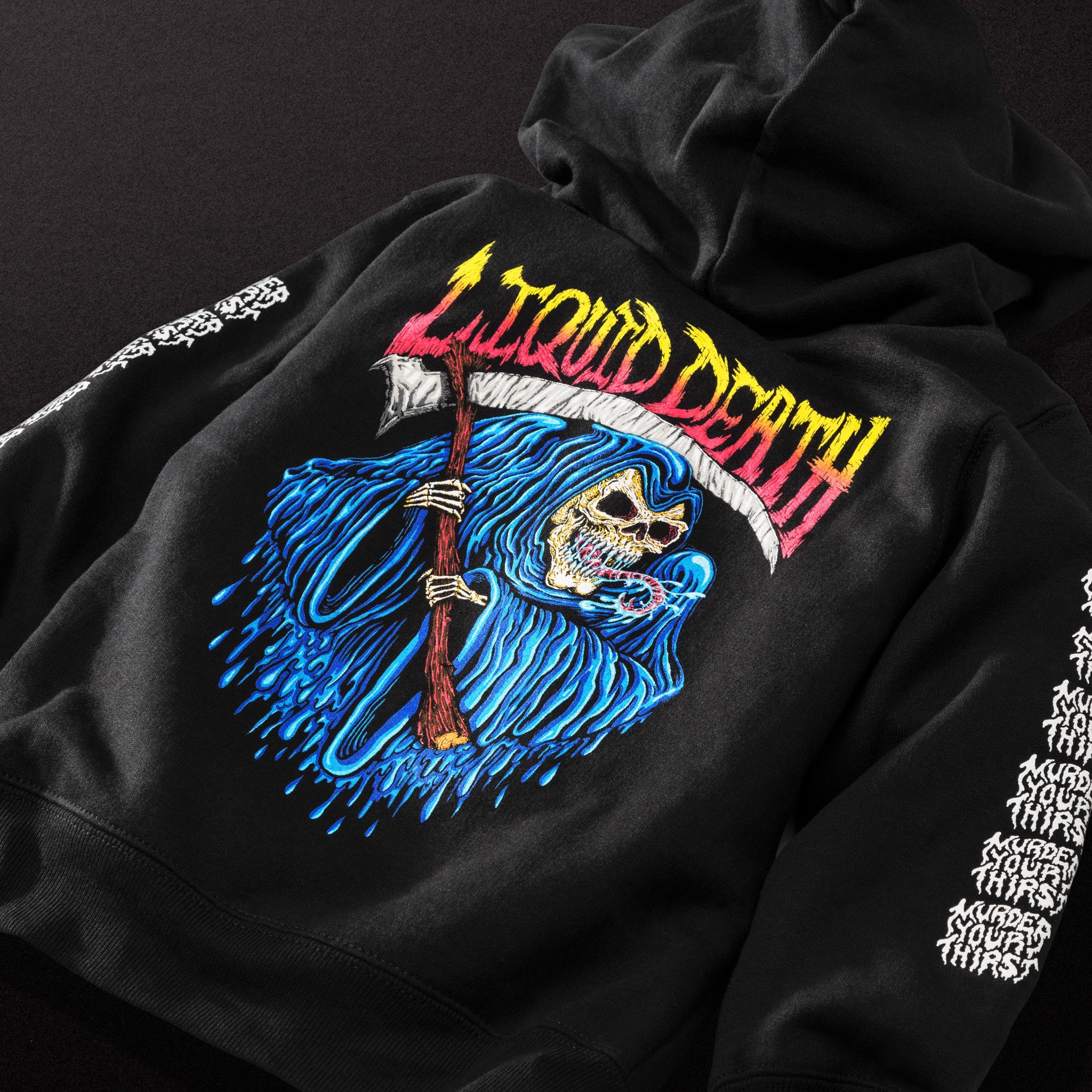 Thrashed to Death Kids Hoodie - Image 3